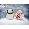 kevinsgiftshoppe Hand Painted Ceramic Christmas Penguin Couple Salt and Pepper Shakers Home Decor   Kitchen Decor Christmas Decor